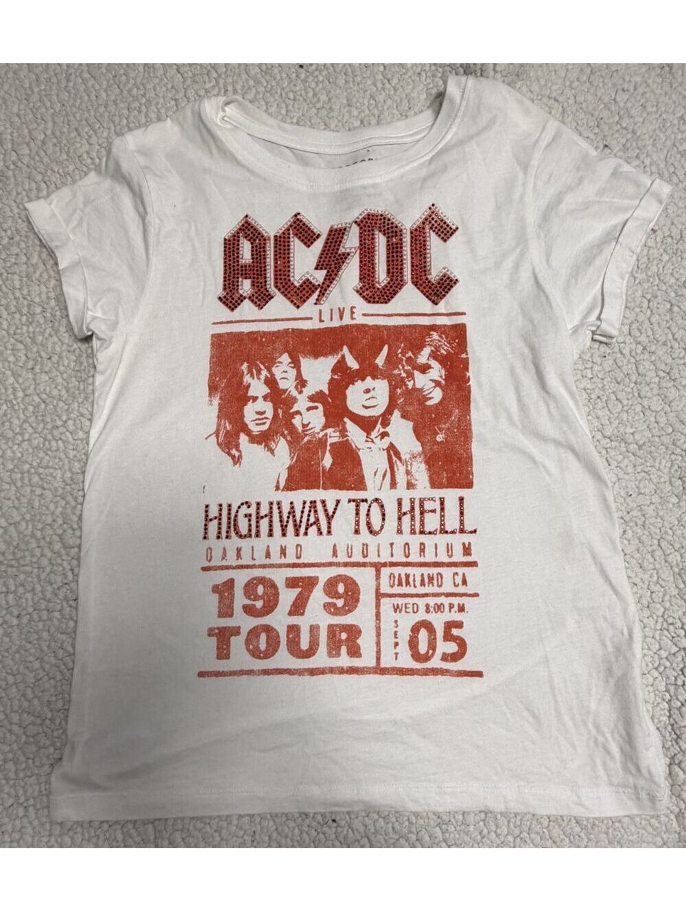 Rhinestone AC/DC T-shirt